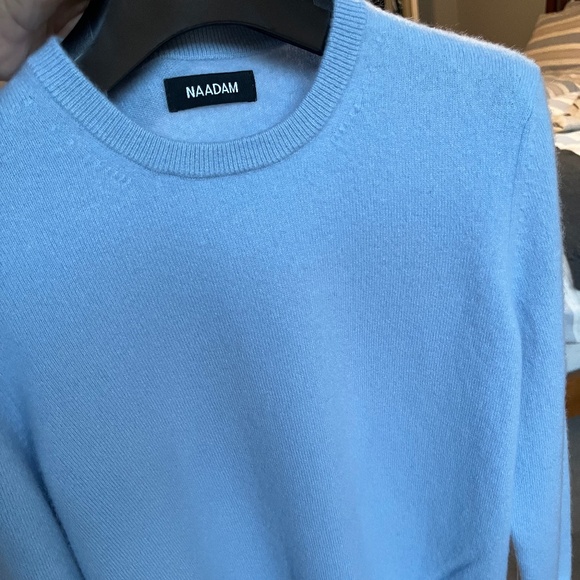 Naadam Cashmere Sweater, Size Small, Ice Blue - Picture 1 of 5